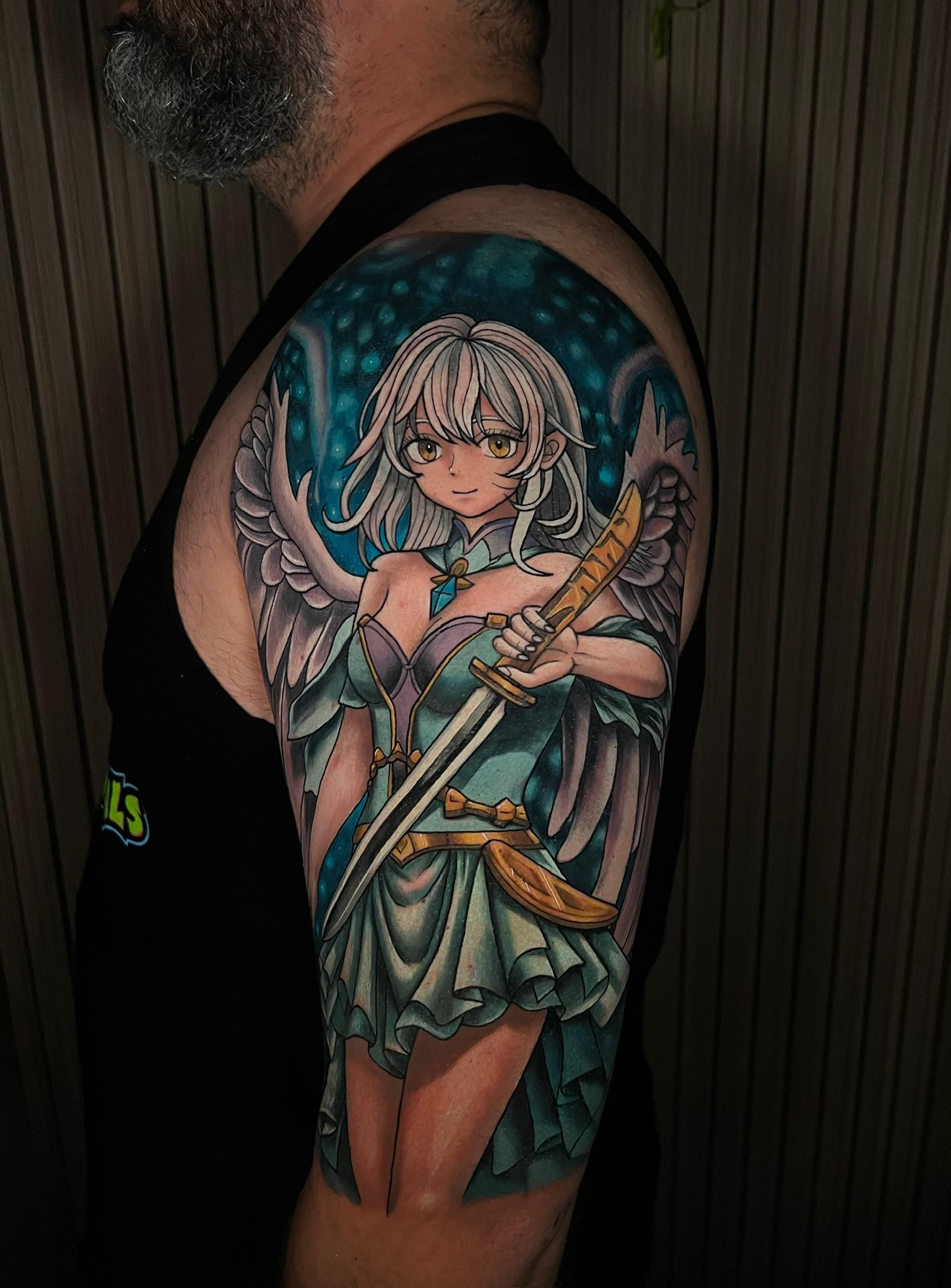 Color tattoo portfolio image by Cristian Perilla