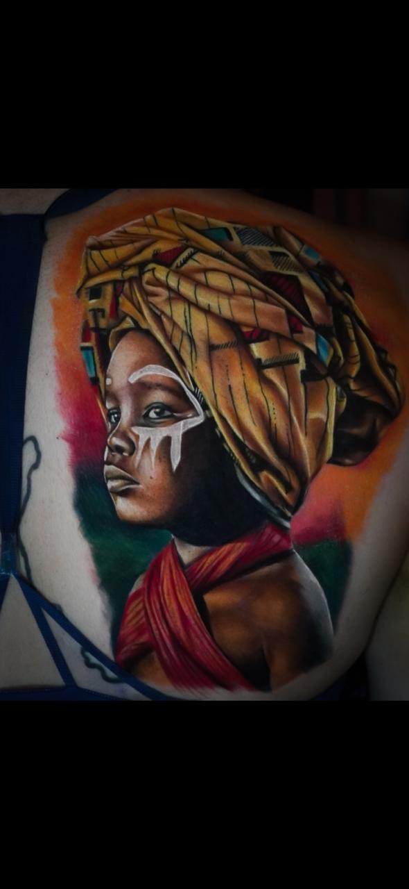 Color tattoo portfolio image by Cristian Perilla