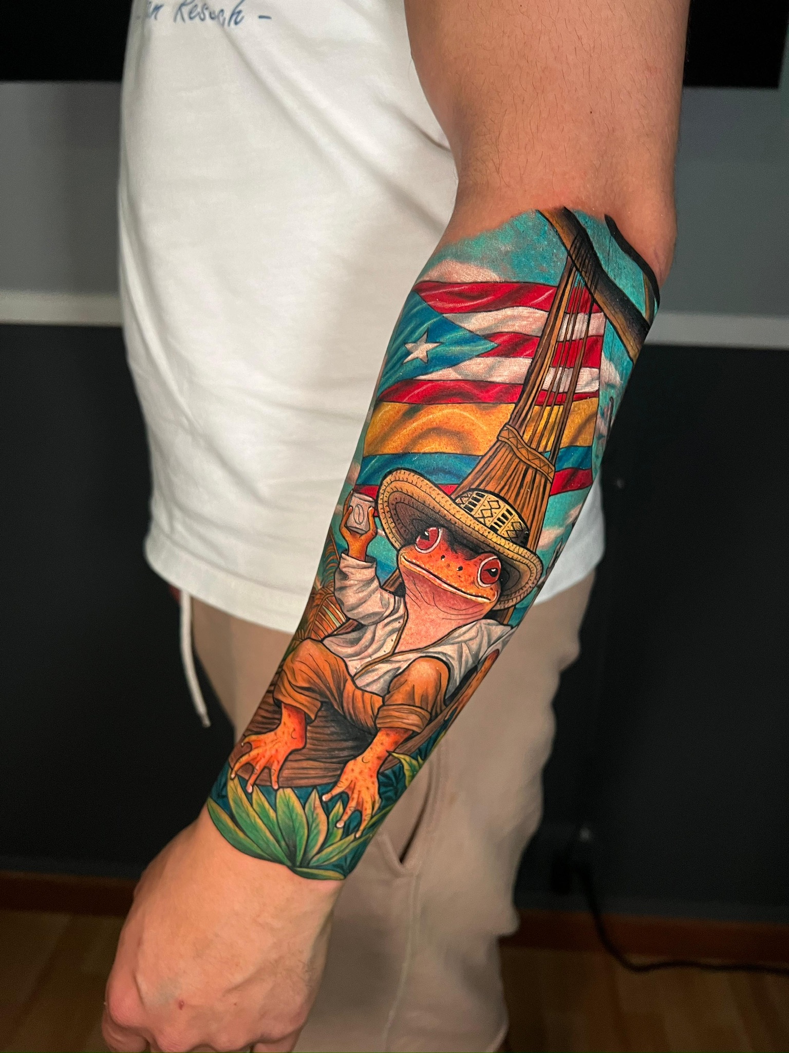 Color tattoo portfolio image by Cristian Perilla