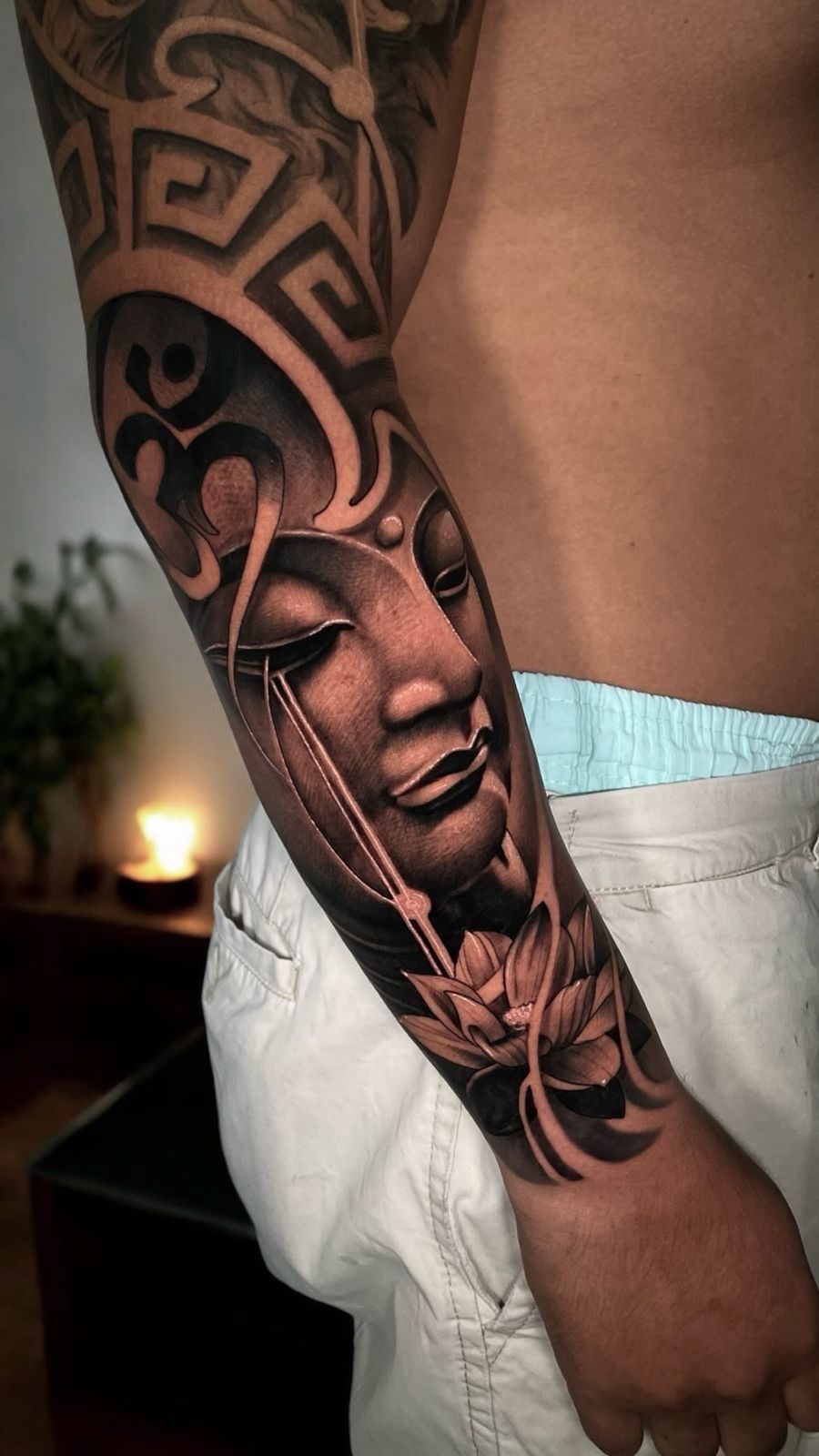 Black and grey tattoo portfolio image by Lucas Ink