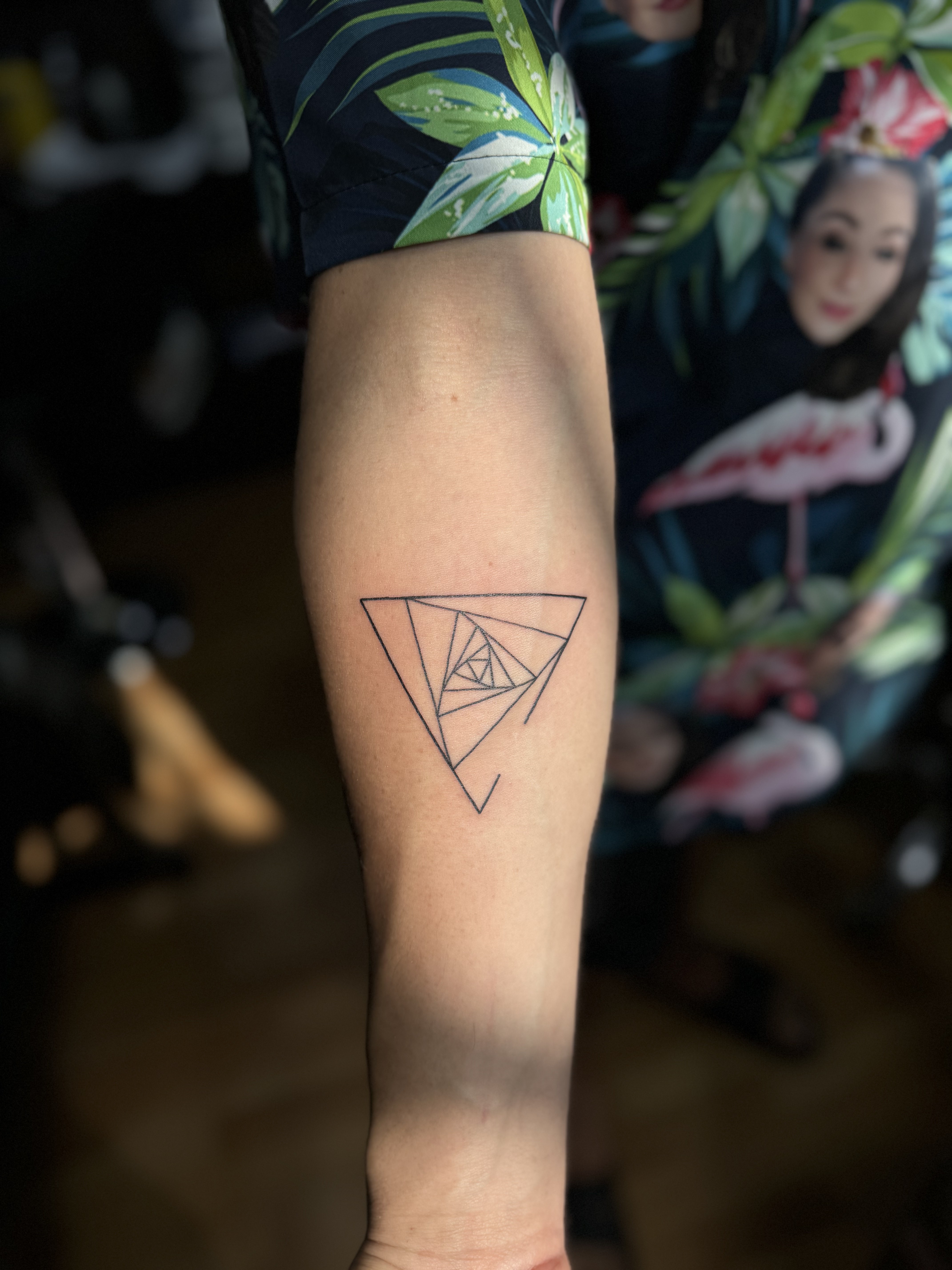 Geometric tattoo portfolio image 1 at Ink Lover Studio