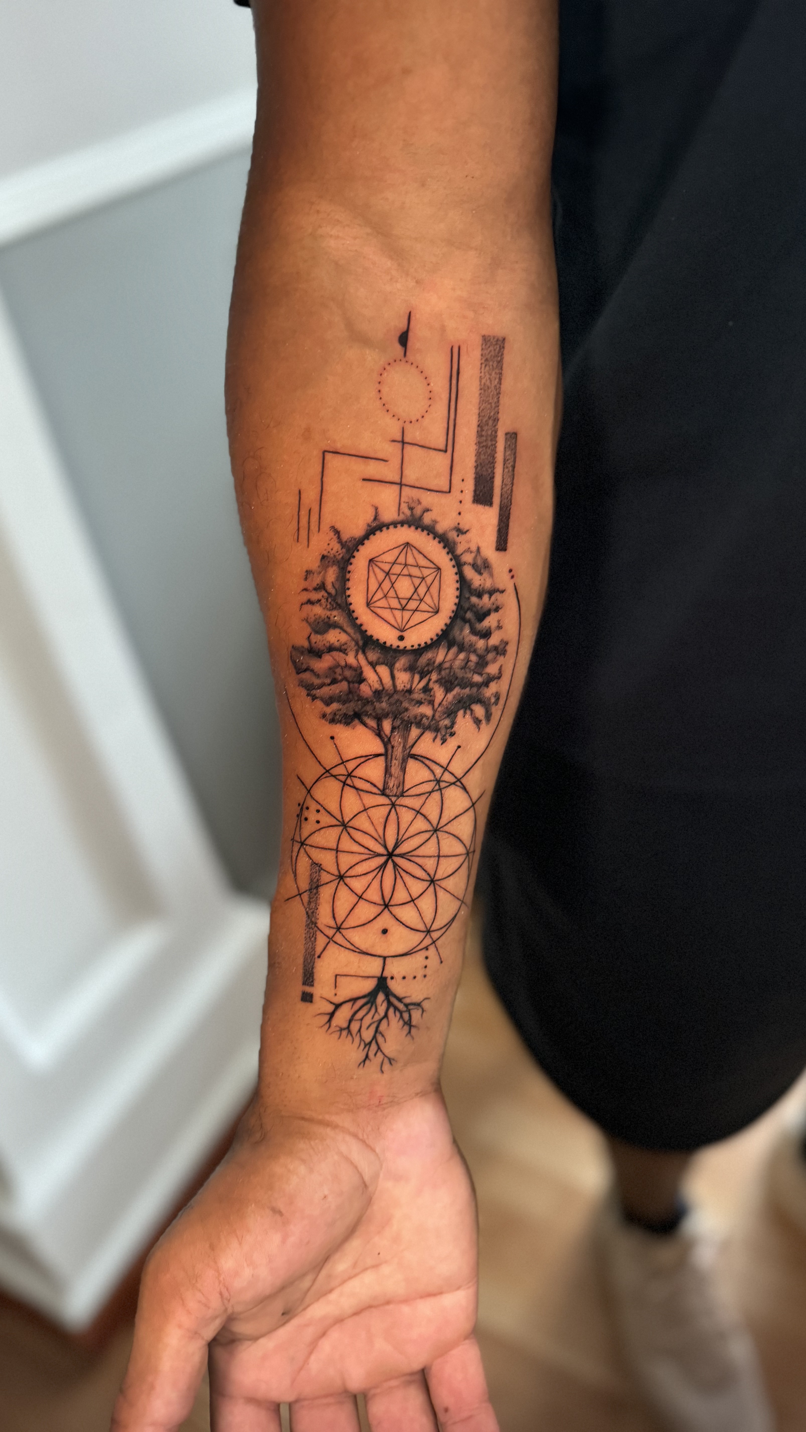 Geometric tattoo portfolio image 5 at Ink Lover Studio