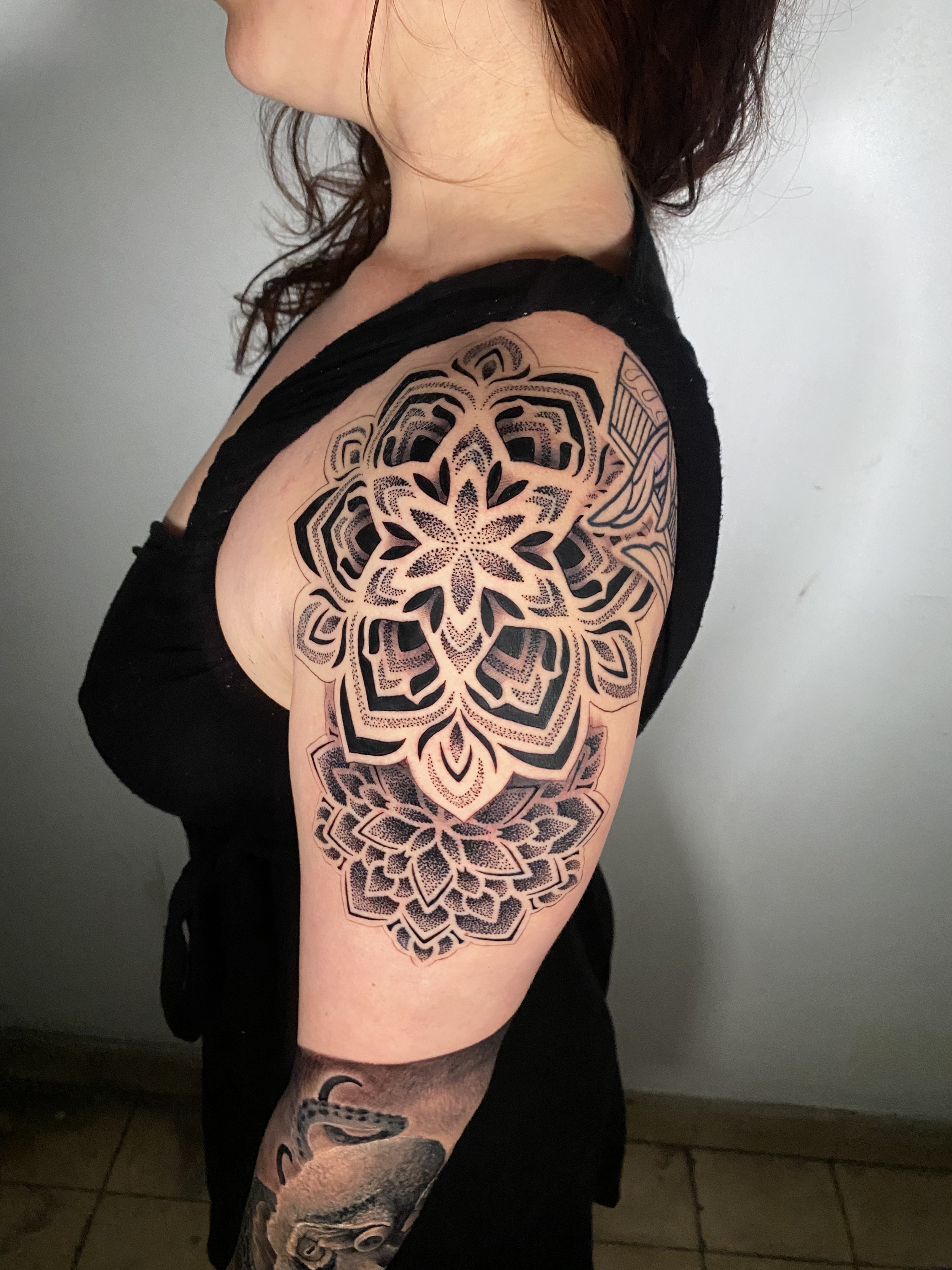 Geometric tattoo portfolio image 7 at Ink Lover Studio
