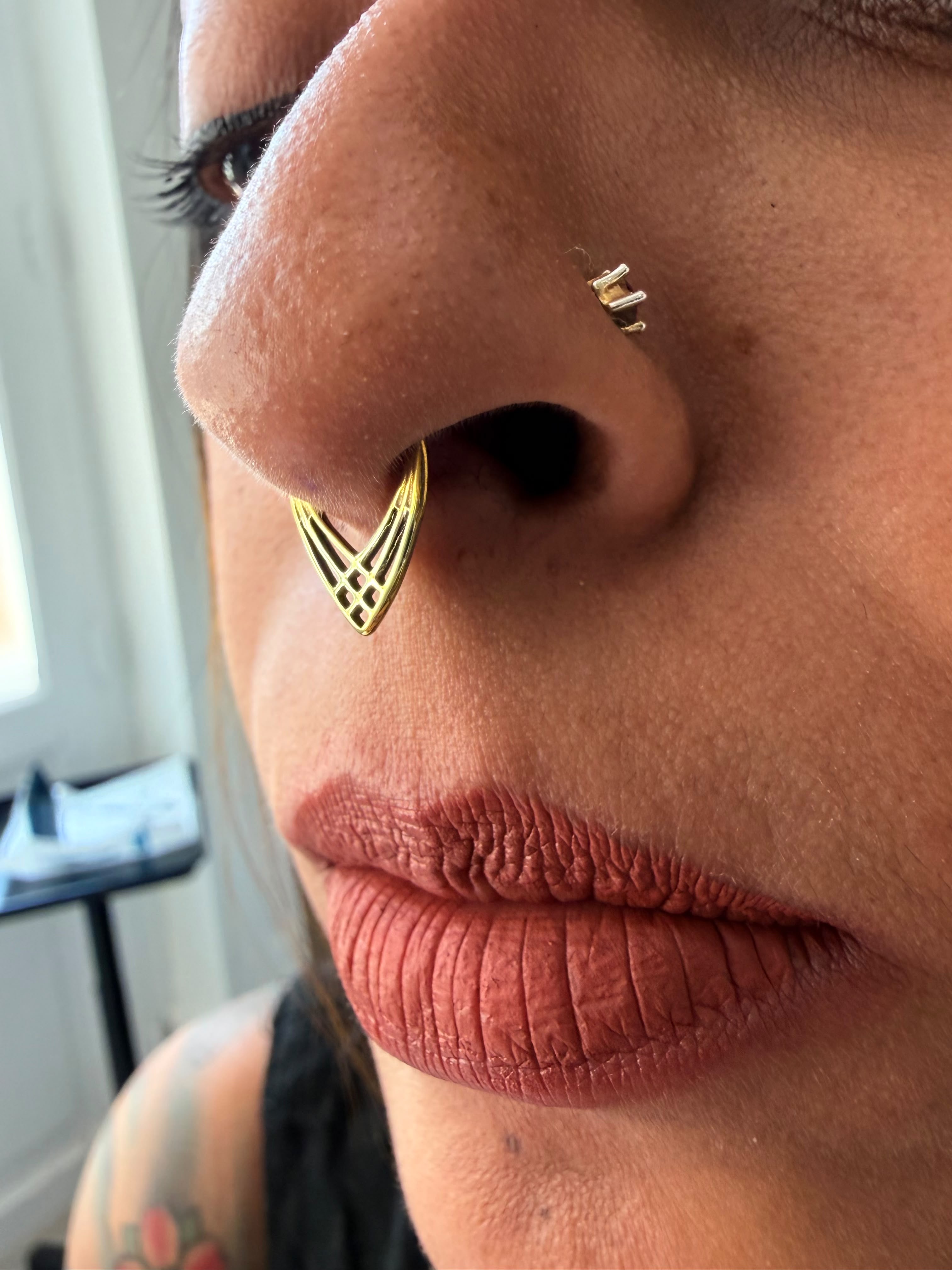 Septum piercing reference in Cartagena